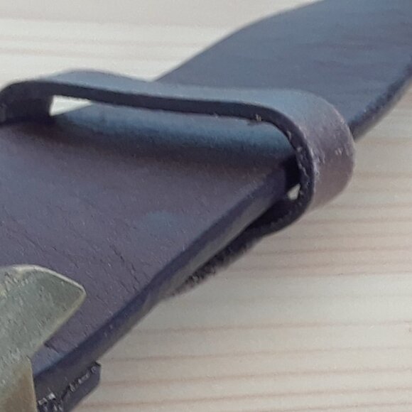 Armani Exchange Men's Genuine Leather Logo Belt - Picture 12 of 13